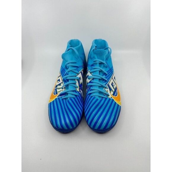 Nike Zoom Mercurial Superfly 9 KM IC Soccer Shoes Blue DO9346-400 Men's Size 11 - Picture 2 of 6